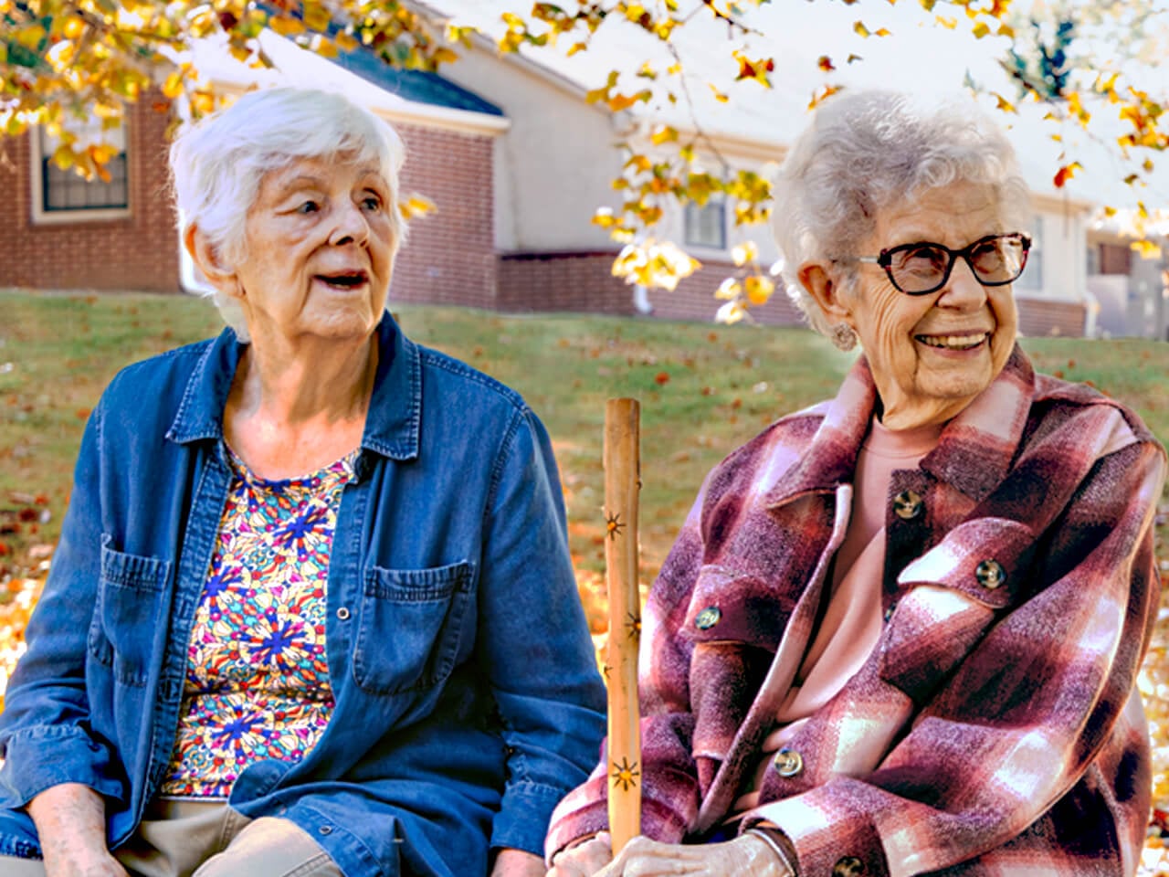 residents socializing