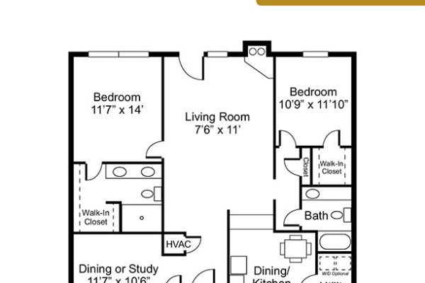 Cottonwood – Two Bedroom