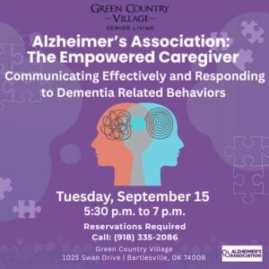 an event graphic to promote The Empowered Caregiver