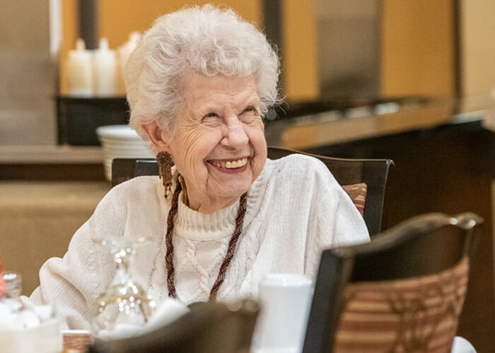 happy resident