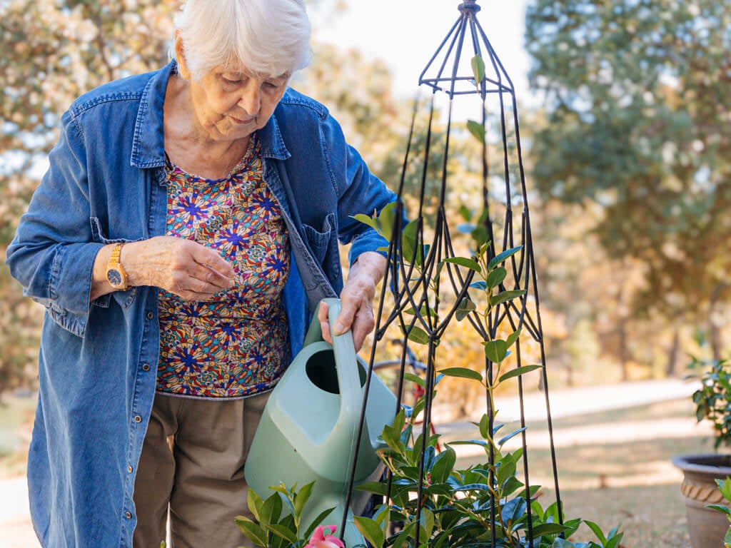 resident gardening